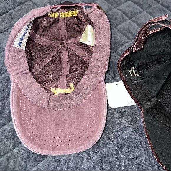 Magid Women Hats Hat Honey Velvet Purple Cap Velour Bundle of 2 - Picture 4 of 9
